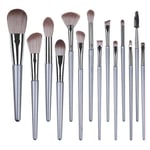 Grey / 1 Set Unisex Makeup Brush Packing With OPP Bag 